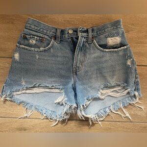 Abercrombie and Fitch Curve Love Boyfriend Short Mid Rise Size 25/0
